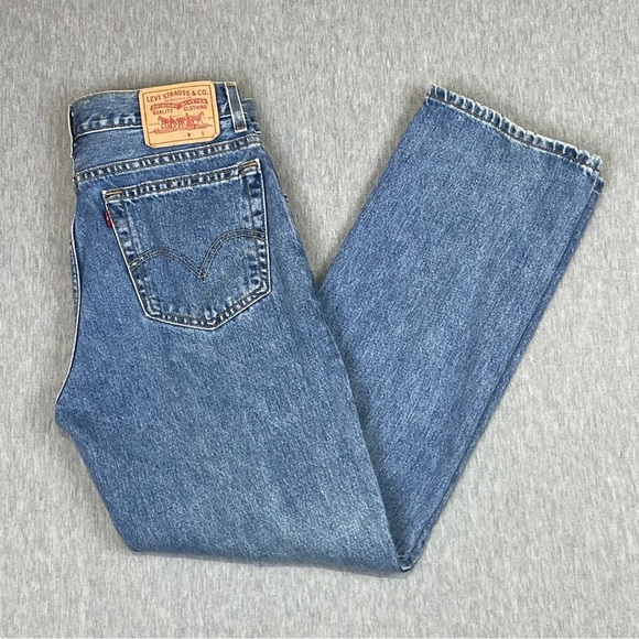 Levi’s 516 Men’s Jeans Size 33 x 30 Vintage Tag Slim Fit Straight Leg Light Wash - Picture 1 of 11